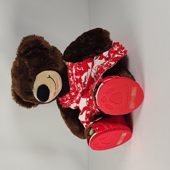 Build a bear plush / stuffed toy - Bear with red dress/shoes - Picture 5 of 16